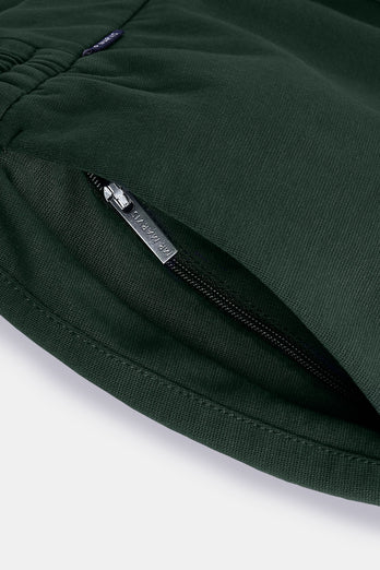 dark green stretch knitted men's trousers | MR MARVIS