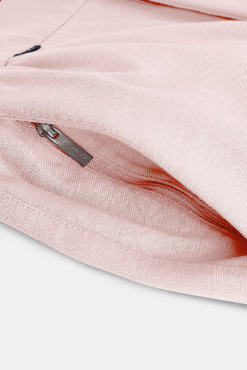 light pink stretch knitted men's trousers | MR MARVIS