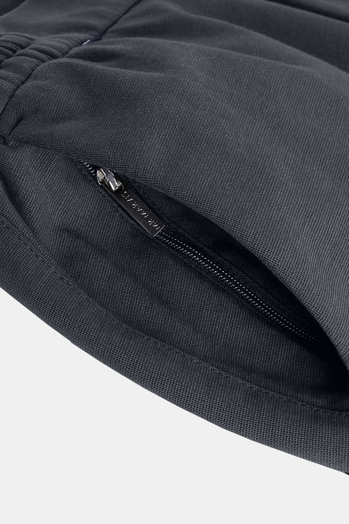 dark grey stretch knitted men's trousers | MR MARVIS