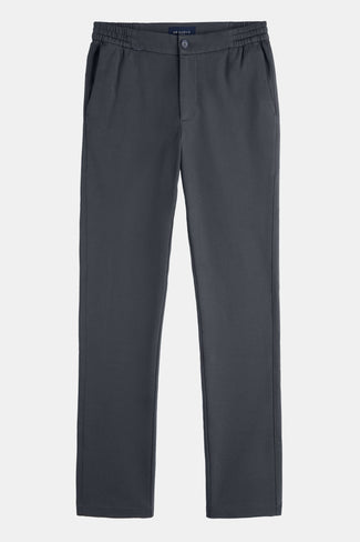 dark grey stretch knitted men's trousers | MR MARVIS