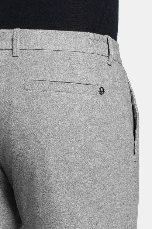 grey warm flannel men's trousers | MR MARVIS
