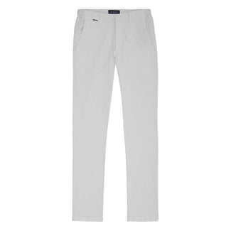 light grey stretch cotton men's trousers | MR MARVIS
