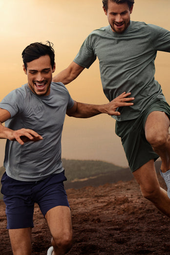 dark green men's sports shorts | MR MARVIS