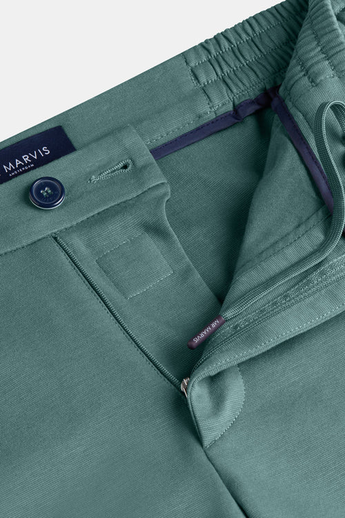 mid green soft and stretchy men's shorts | MR MARVIS