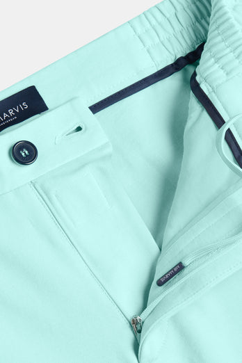mint green soft and stretchy men's shorts | MR MARVIS