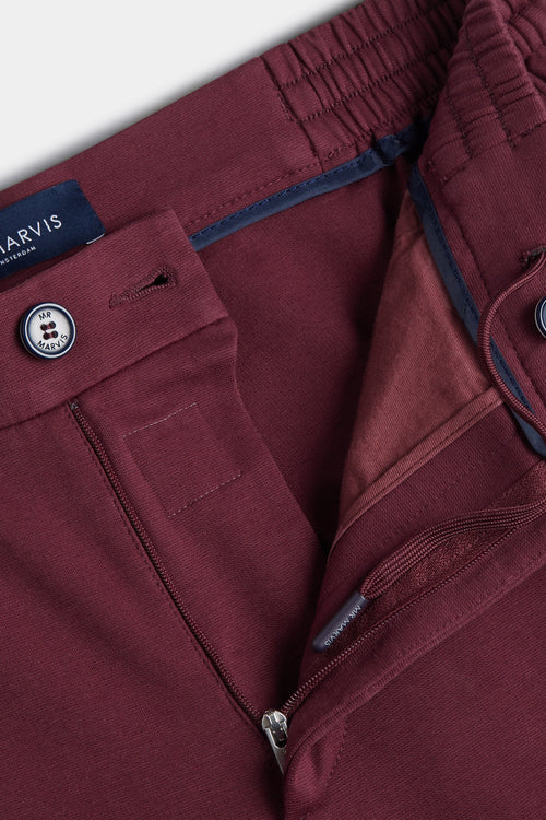 burgundy soft and stretchy men's shorts | MR MARVIS