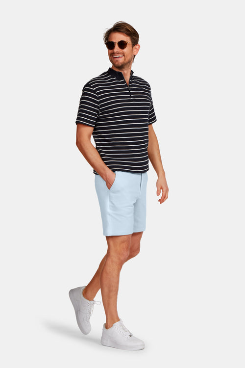 light blue soft and stretchy men's shorts | MR MARVIS