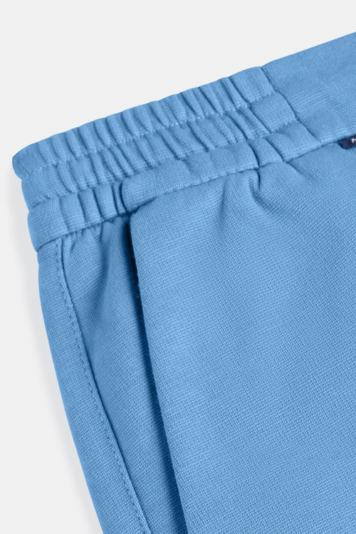 mid blue soft and stretchy men's shorts | MR MARVIS
