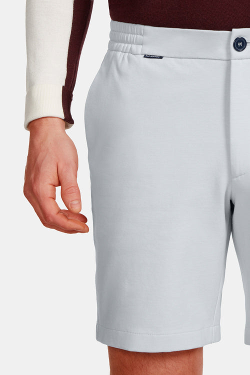 light grey soft and stretchy men's shorts | MR MARVIS