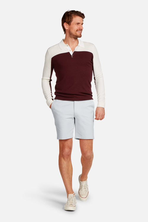 light grey soft and stretchy men's shorts | MR MARVIS