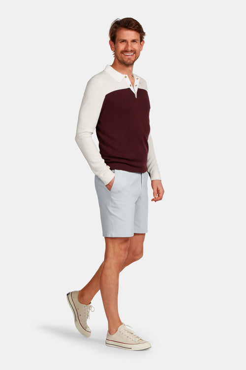 light grey soft and stretchy men's shorts | MR MARVIS