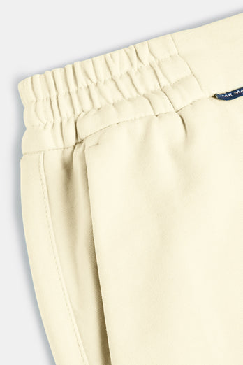 light yellow soft and stretchy men's shorts | MR MARVIS
