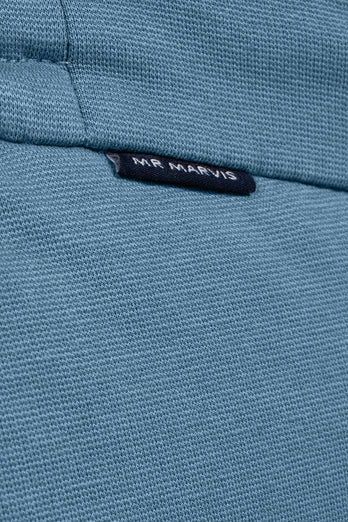 blue soft and stretchy men's shorts | MR MARVIS