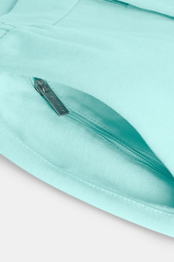 mint green soft and stretchy men's shorts | MR MARVIS