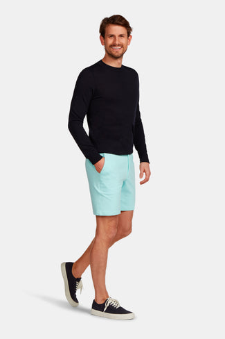 mint green soft and stretchy men's shorts | MR MARVIS