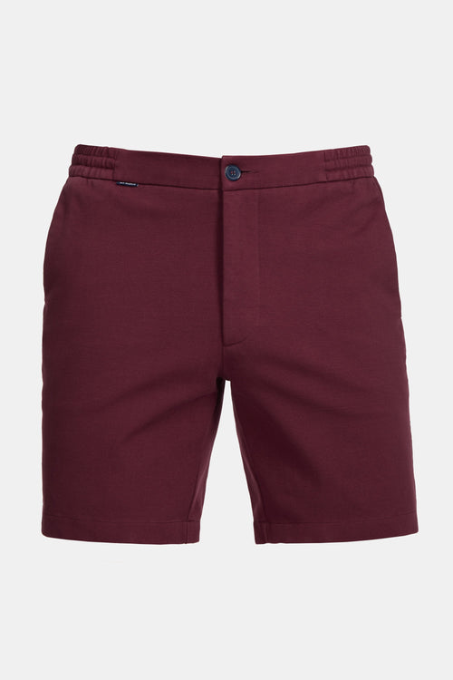 burgundy soft and stretchy men's shorts | MR MARVIS