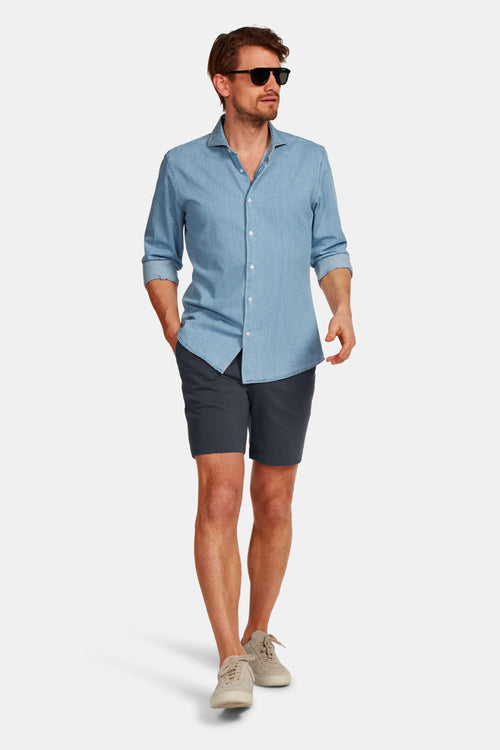 dark grey soft and stretchy men's shorts | MR MARVIS