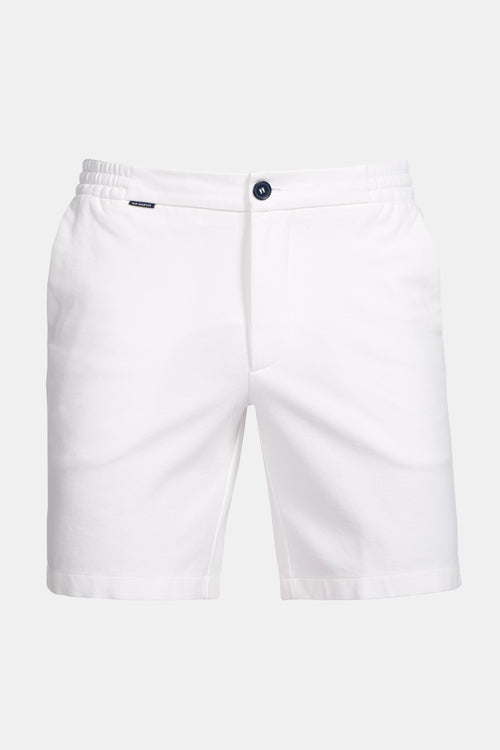all white soft and stretchy men's shorts | MR MARVIS