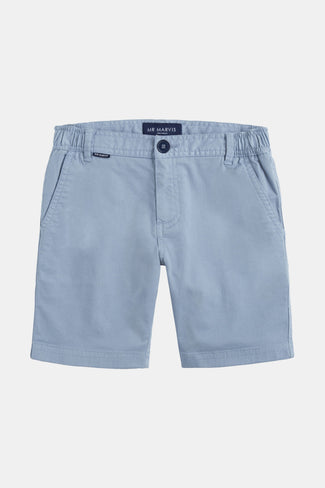 grey blue stretch cotton boys' shorts | MR MARVIS