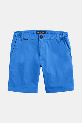 royal blue stretch cotton boys' shorts | MR MARVIS