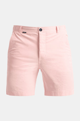 light pink stretch cotton men's shorts with a zip pocket | MR MARVIS