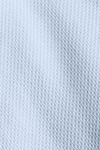 light blue organic cotton men's shorts with a zip pocket | MR MARVIS