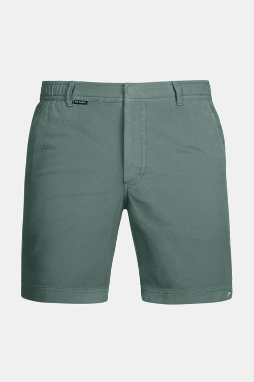 mid green organic cotton men's shorts with a zip pocket | MR MARVIS