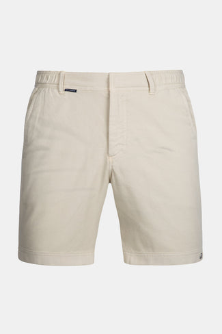 beige organic cotton men's shorts with a zip pocket | MR MARVIS
