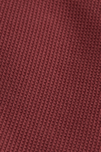 burgundy organic cotton men's shorts with a zip pocket | MR MARVIS