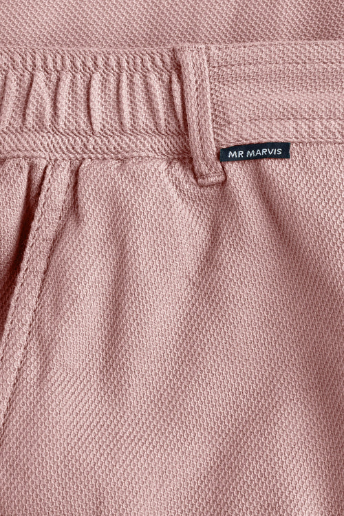 old lavender organic cotton men's shorts with a zip pocket | MR MARVIS