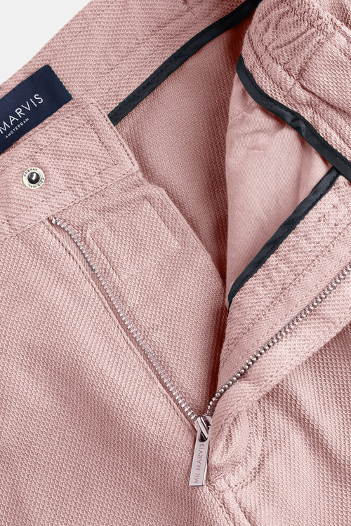 old lavender organic cotton men's shorts with a zip pocket | MR MARVIS