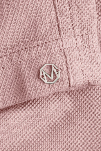 old lavender organic cotton men's shorts with a zip pocket | MR MARVIS