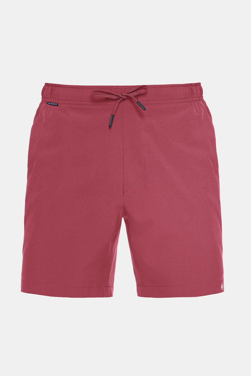 cherry red men's sports shorts | MR MARVIS