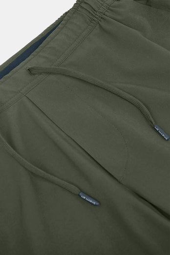 dark green men's sports shorts | MR MARVIS