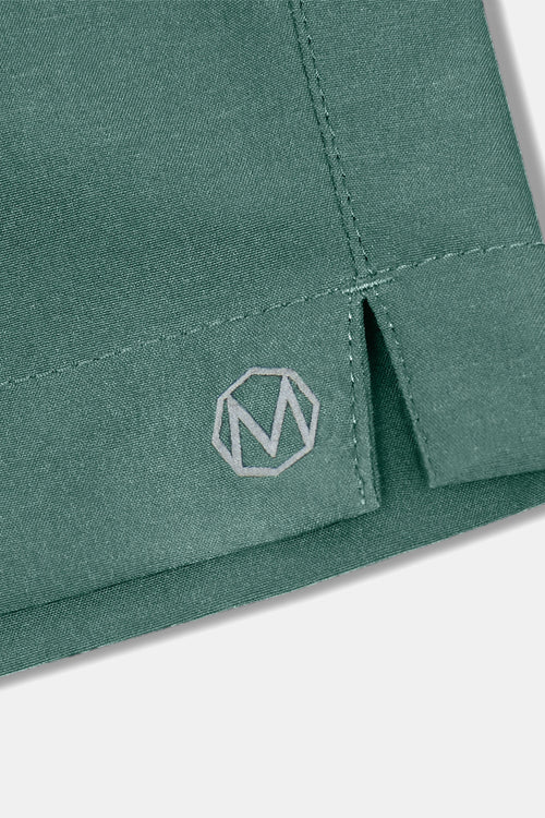 mid green men's sports shorts | MR MARVIS