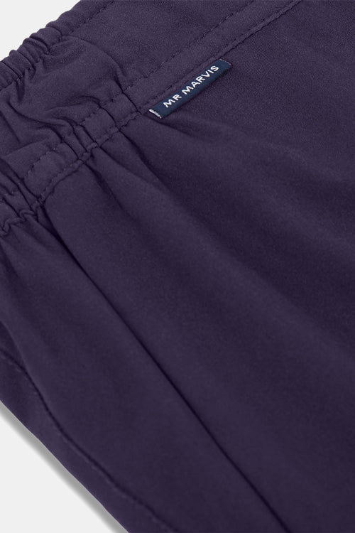 dark purple men's sports shorts | MR MARVIS