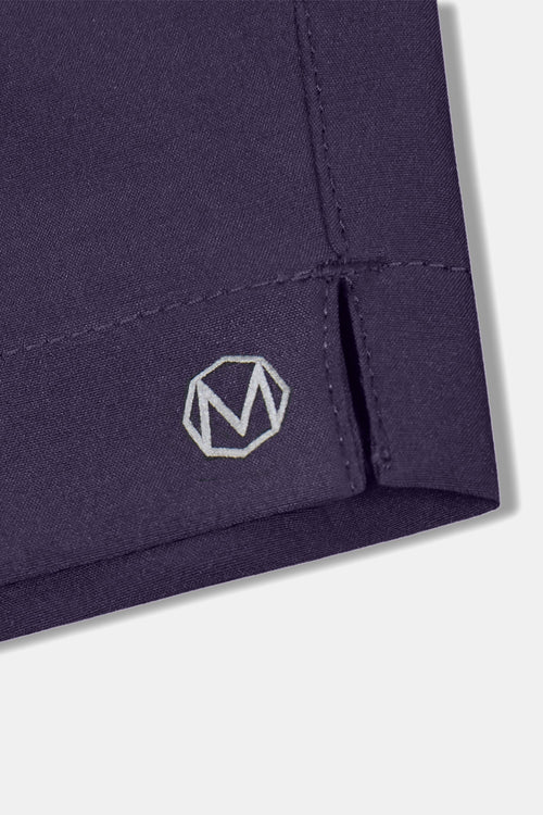 dark purple men's sports shorts | MR MARVIS