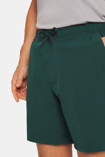 classic green men's sports shorts | MR MARVIS