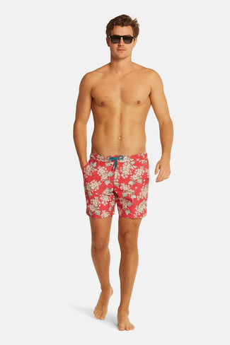 floral print men's swim shorts | MR MARVIS