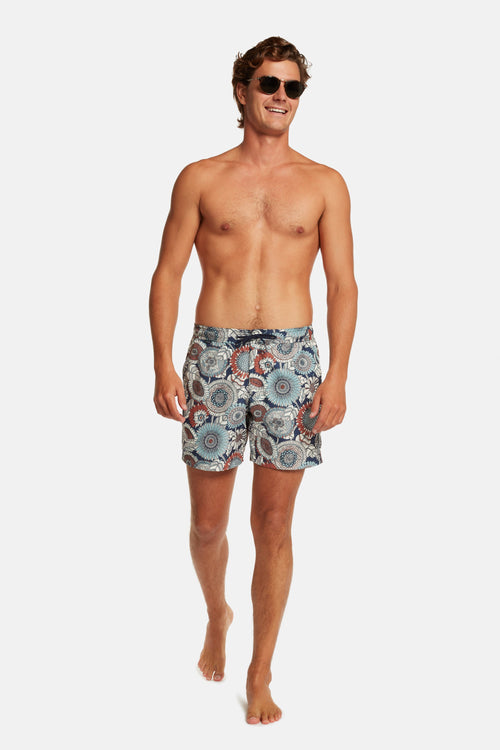 floral print men's swim shorts | MR MARVIS
