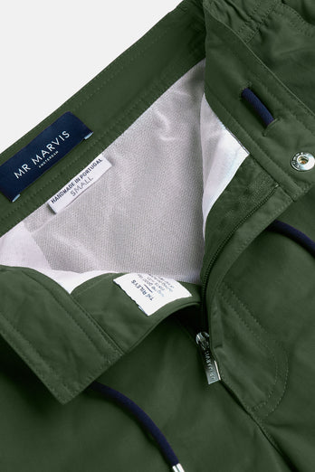 dark green men's swim shorts | MR MARVIS