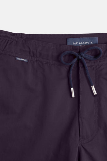 dark purple men's swim shorts | MR MARVIS