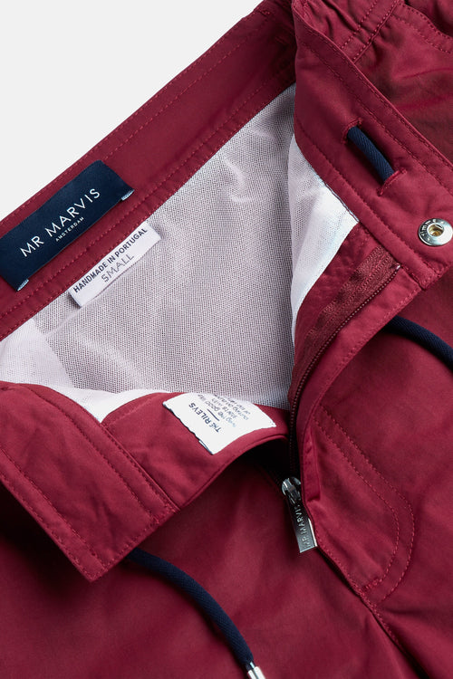 burgundy men's swim shorts | MR MARVIS