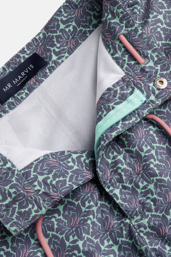 unique print men's swim shorts | MR MARVIS