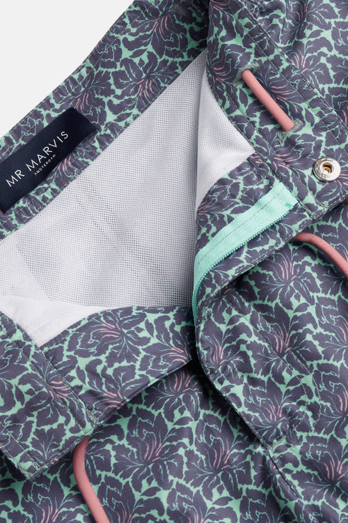 unique print men's swim shorts | MR MARVIS