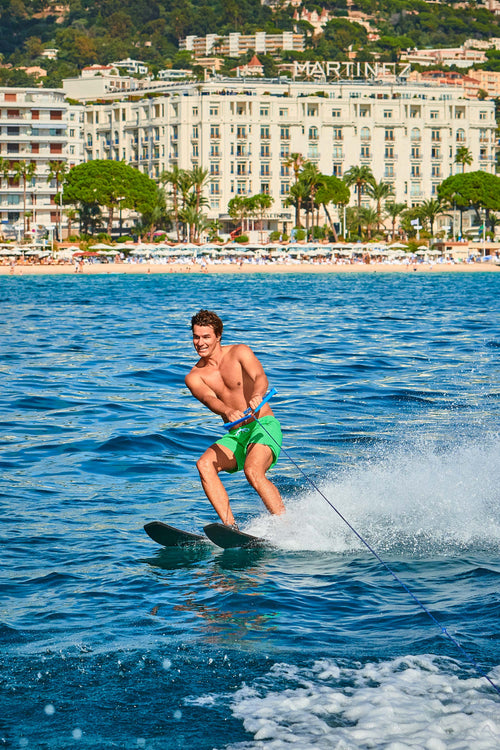 bright green men's swim shorts | MR MARVIS